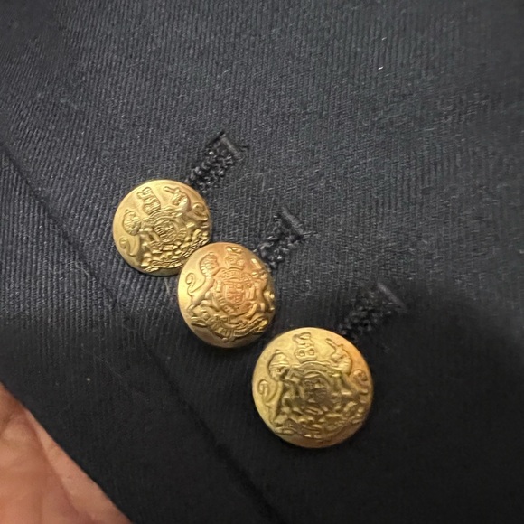 J.Crew Navy Wool-Blend Tailored Blazer | Classic Notched Lapel | Size 12 - Picture 4 of 9